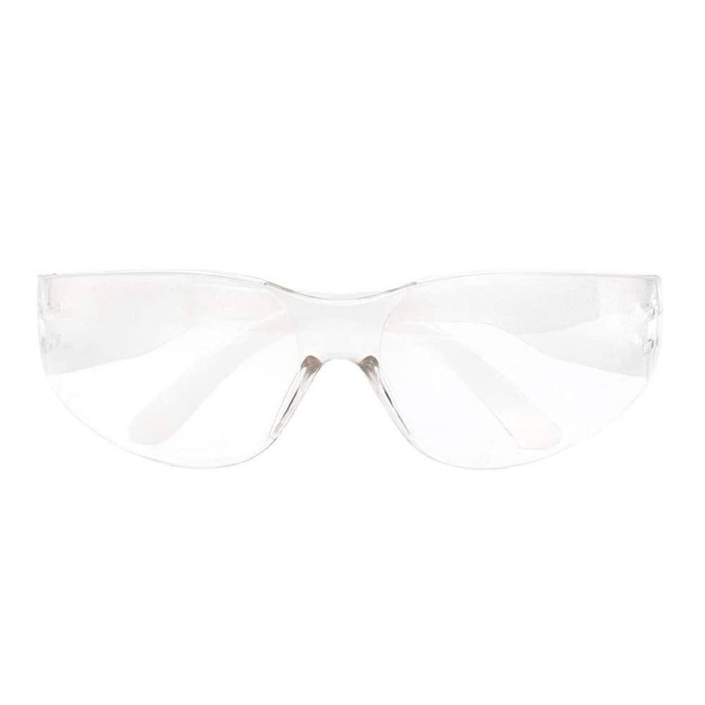 Safe Handler White Crystal Clear Lens Color Temple Safety Glasses (36-Pairs) BLSH-ESCR-CLLCT-SG11W-36