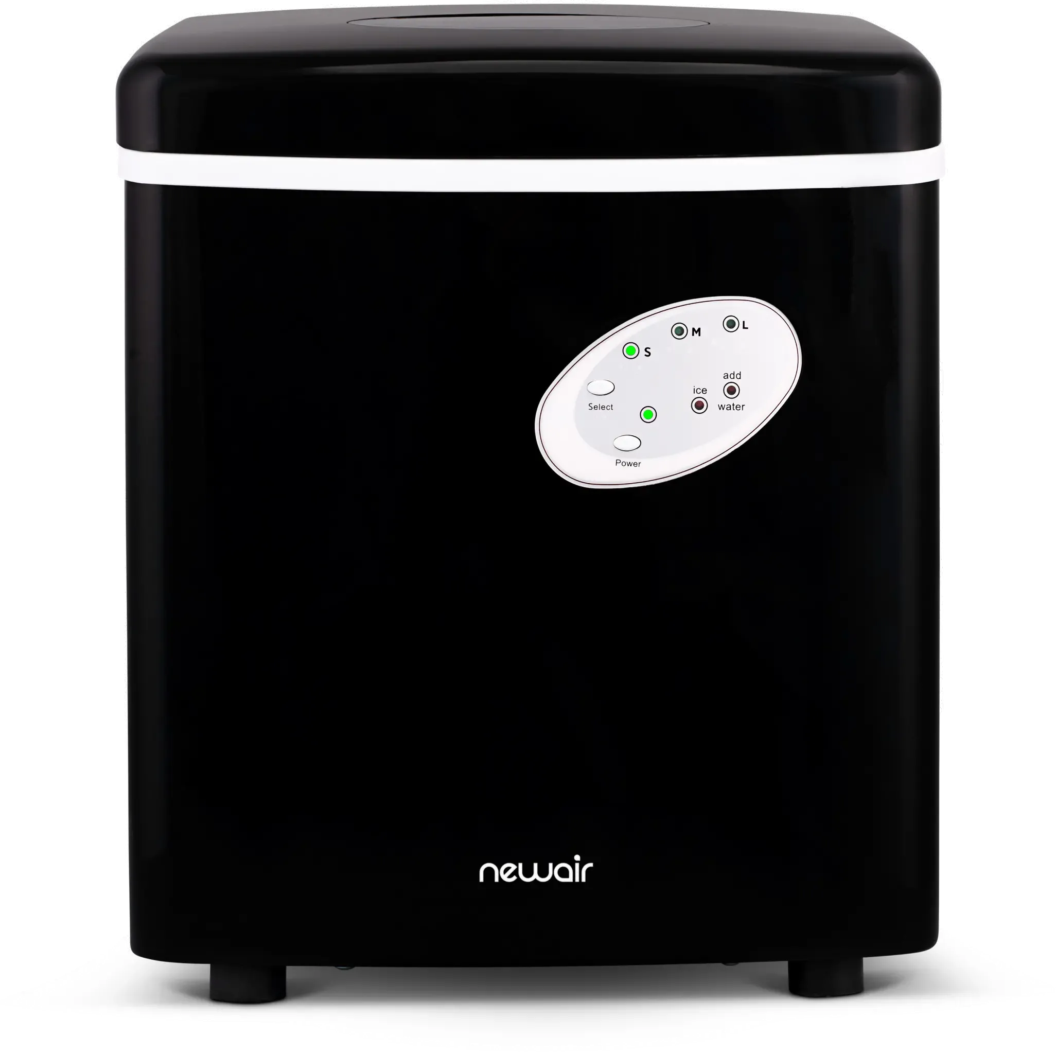 New Air Ai-100 28 lb Portable Ice Maker - Black