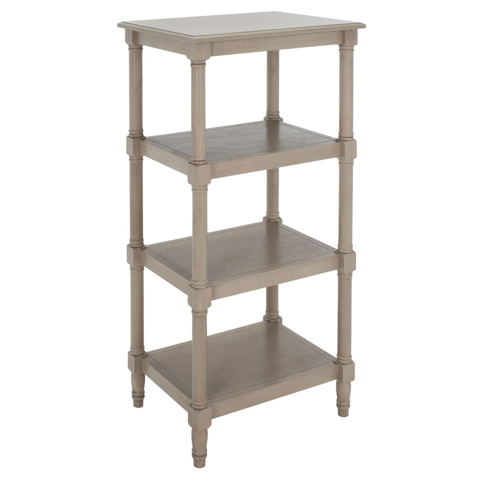 SAFAVIEH Cassie 4 Shelf Bookcase   20 in. W x 15 in. D x 42 in. H