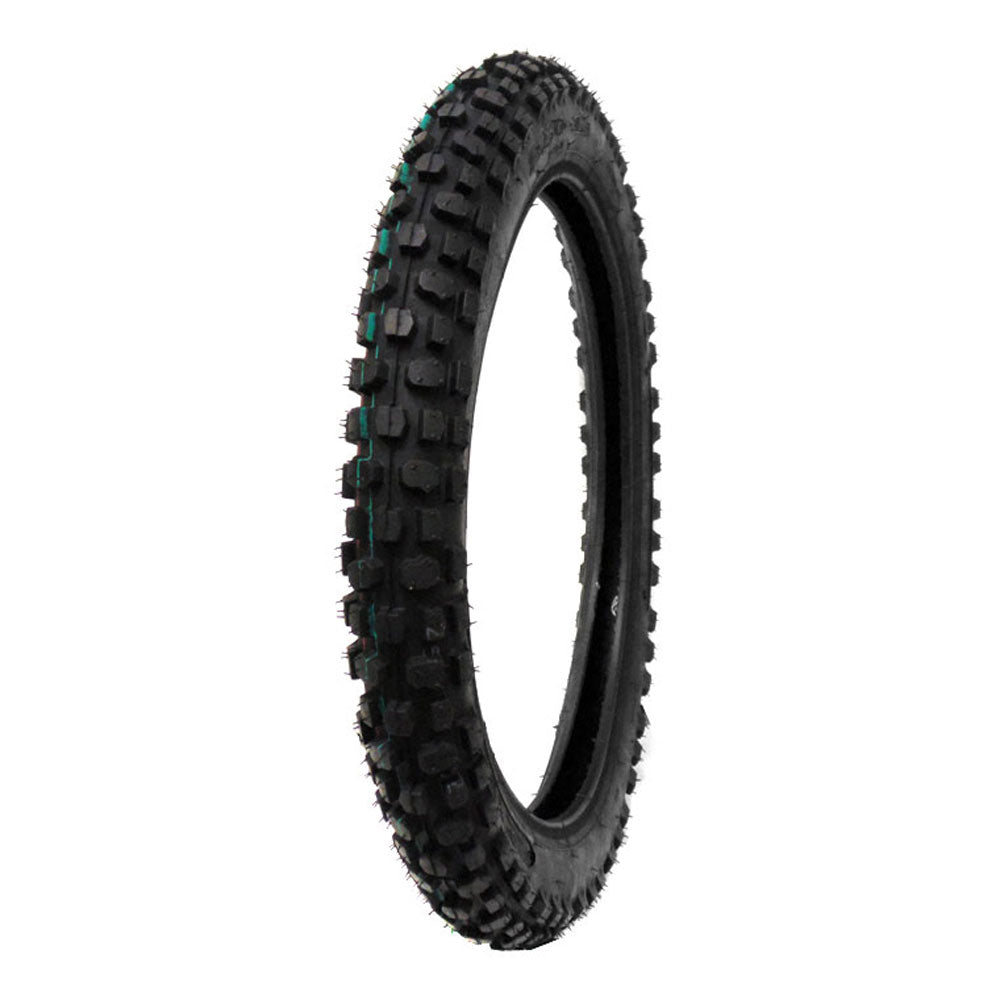 COMBO: Off Road Knobby TIRE Size 2.50-14 + INNER TUBE Size 2.50-14 TR4 Valve Stem