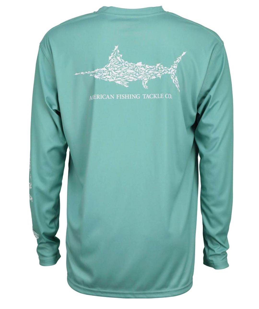 Aftco Jigfish UV Protection LS Fishing Shirt - Agate