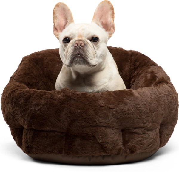 Best Friends By Sheri Lux Fur Deep Dish Bolster Cat and Dog Bed