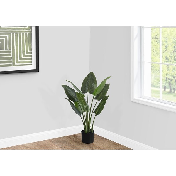 Artificial Plant，37 Tall，Aureum Tree，Indoor，Faux，Fake，Floor，Greenery，Potted，Real Touch，Decorative，Green Leaves