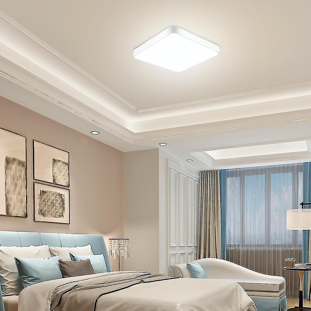 Ceiling Light 24w Ultra-thin Square Cold White 6500k