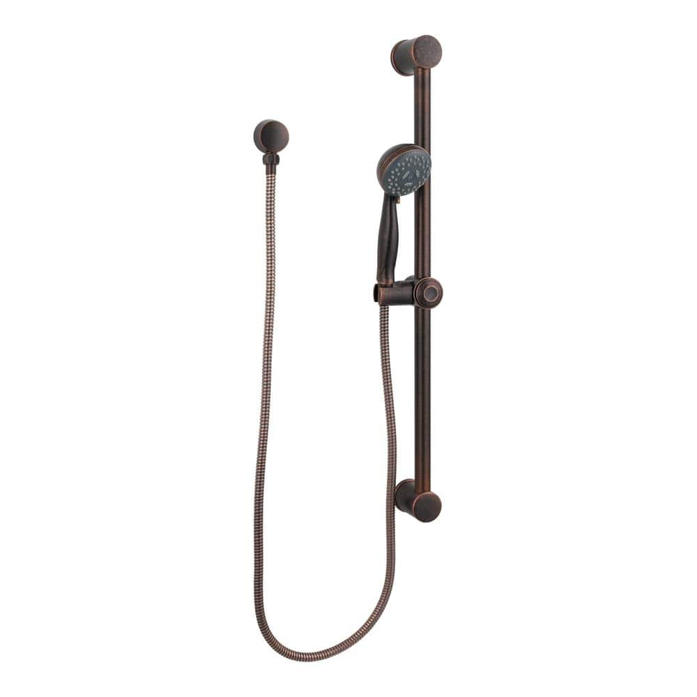 Pfister 3-Spray Hand Shower with Wall Bar in Rustic Bronze LG16-300U