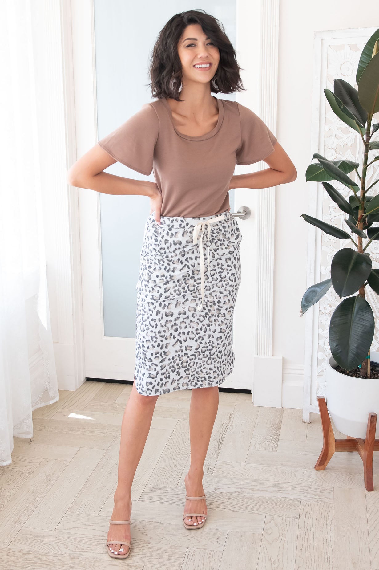 Favorite Hello Modest Jersey Knit Skirt