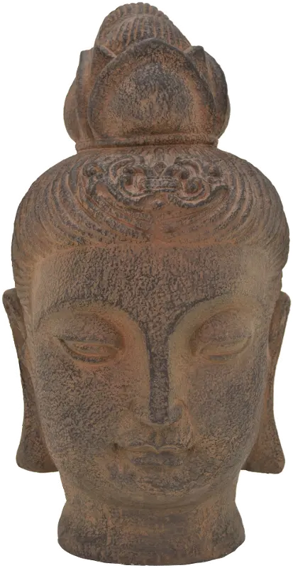 20.25 Inch Clay Rustic Buddha