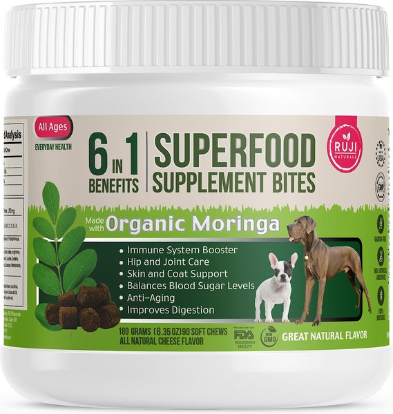 Ruji Naturals 6x1 Multivitamin Superfood Dog Supplement