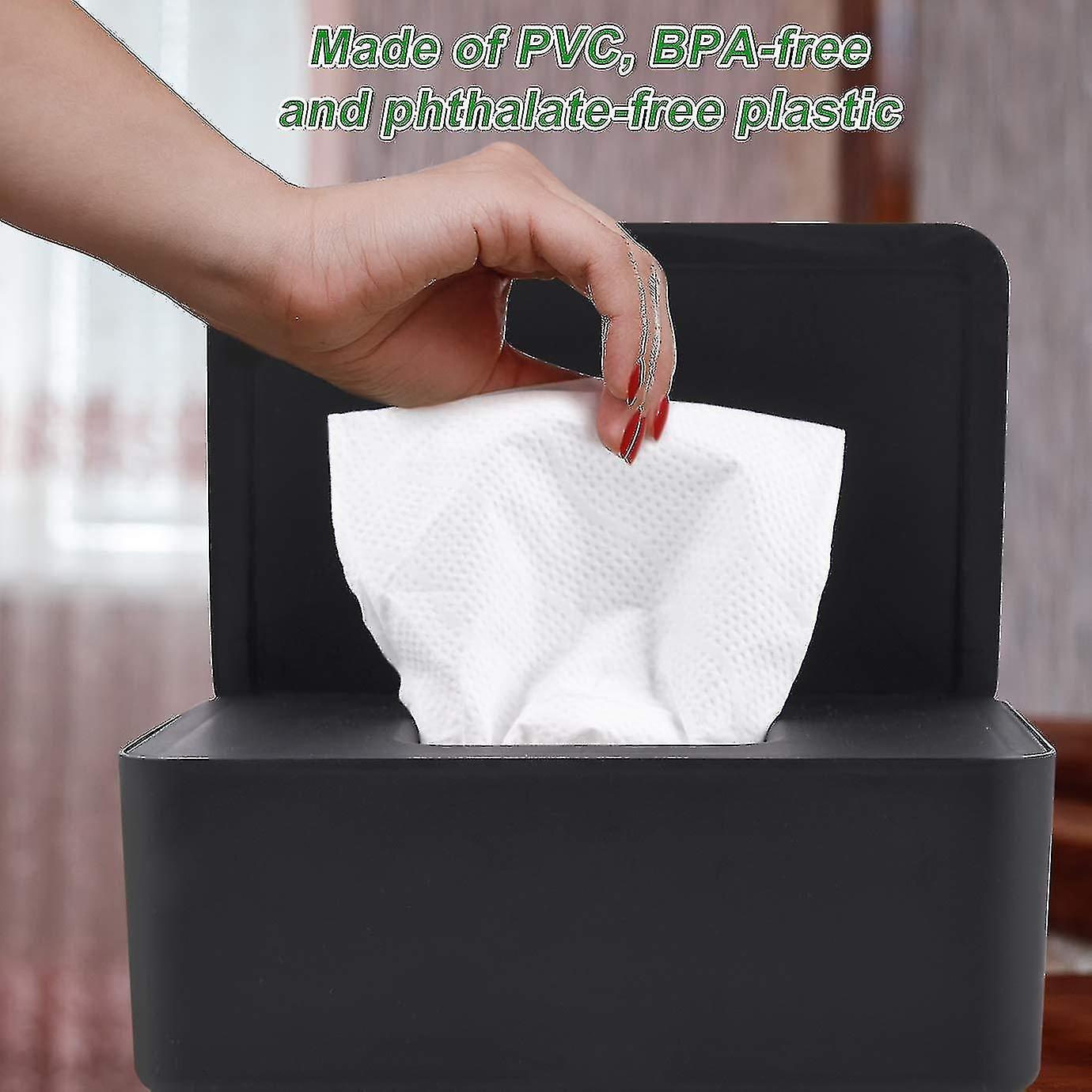 Wet Wipes Storage Box Wipes Dispenser Holder Tissue Storage Box Case With Lid Dustproof