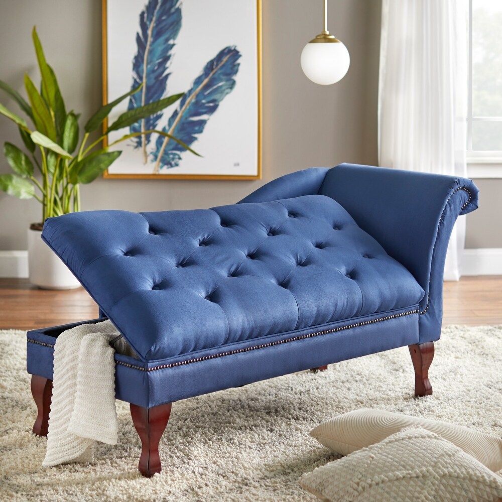 Simple Living Storage Chaise Lounge