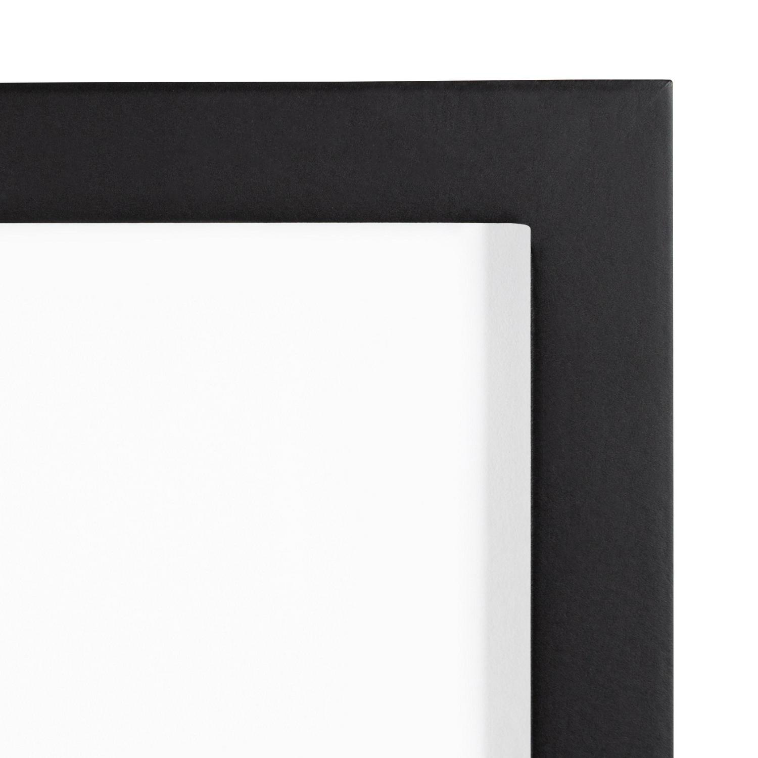 Kate and Laurel Gallery Transitional Frame Set， Set of 5， Black， Sophisticated Picture Frame Collage With Multiple Sizes Included