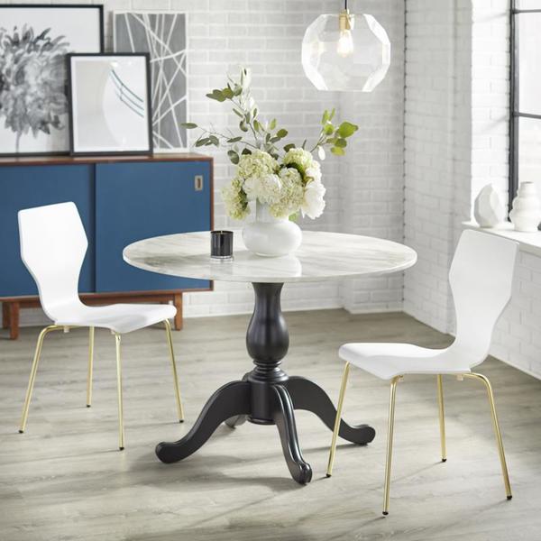 angelo:HOME Dining Table - Enna (black base)