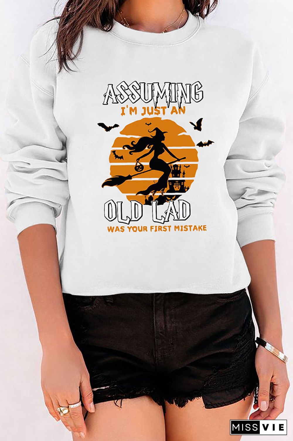 Assuming I'm Just An Old Lady Was Your First Mistake sweatshirt Wholesale