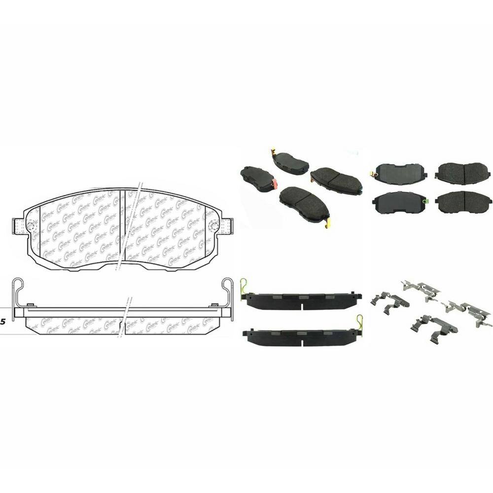 Centric Parts Disc Brake Pad Set 105.08151