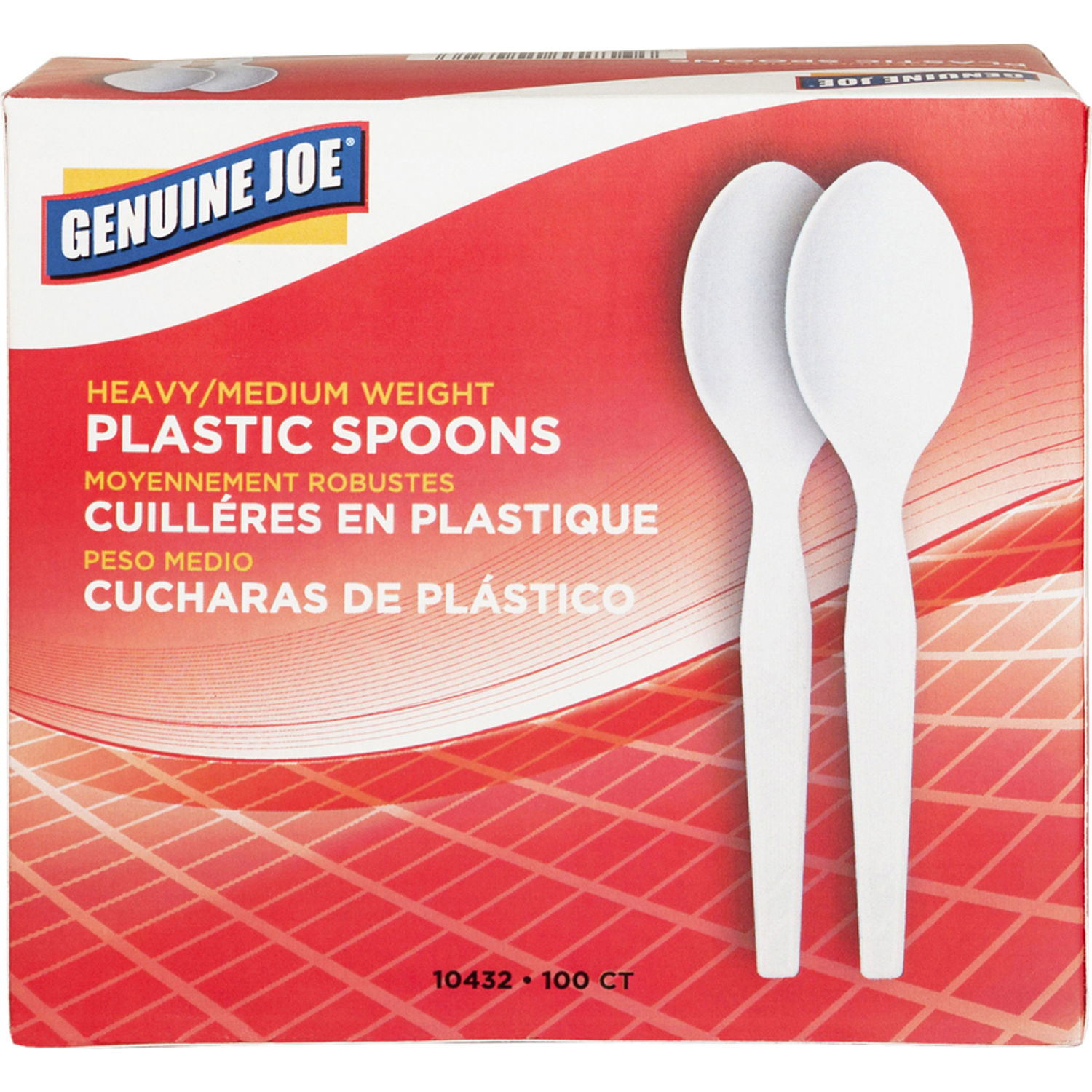 Heavyweight Disposable Spoons by Genuine Joe GJO10432CT