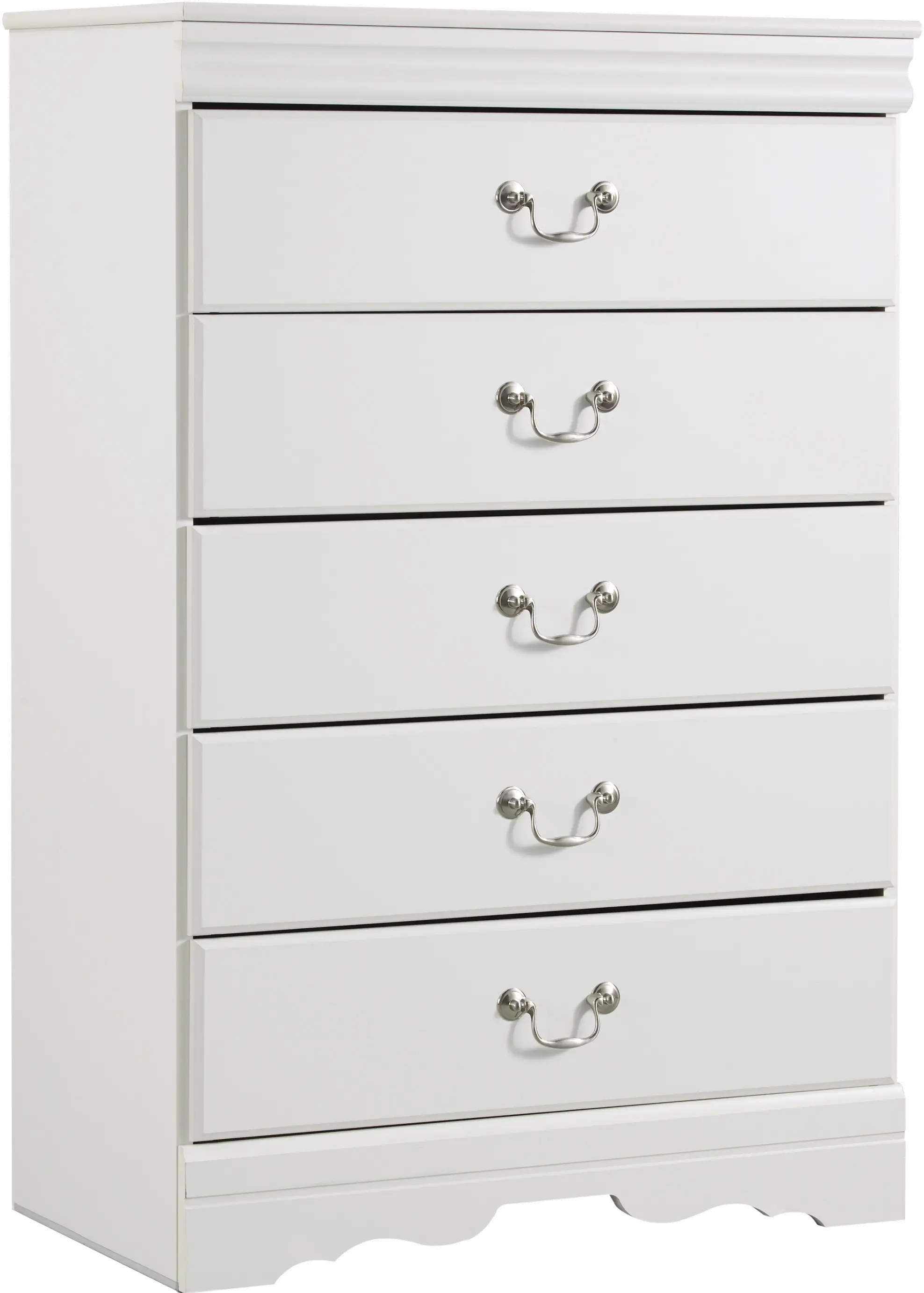 Anarasia White Chest of Drawers