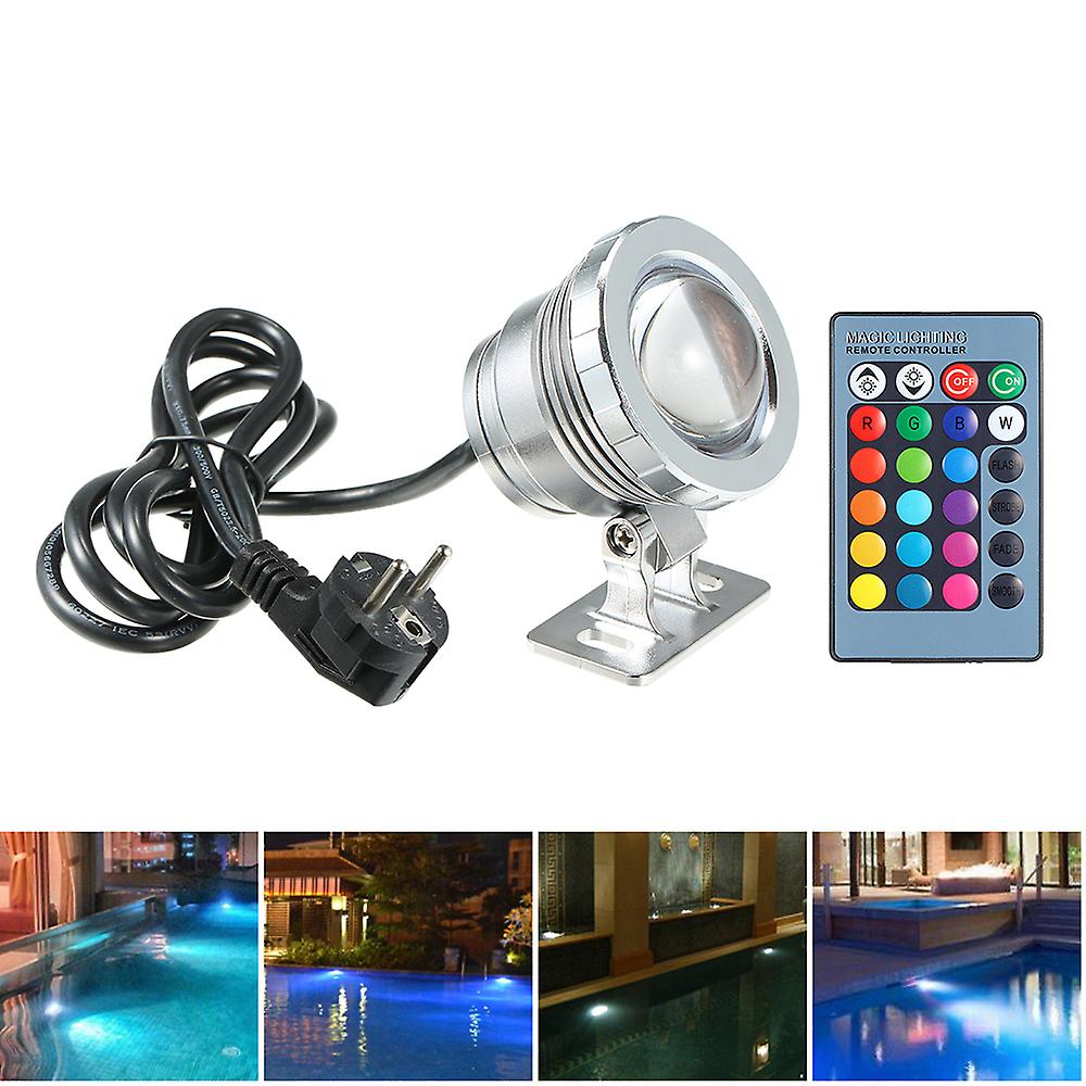 Ac85-265v 20w Rgb Leds Fountain Lamp With Remote Control Memory Function 16 Colors Changing Flash/ Strobe/ Fade/ Smooth 4 Lighting Effects Ip65 Water-