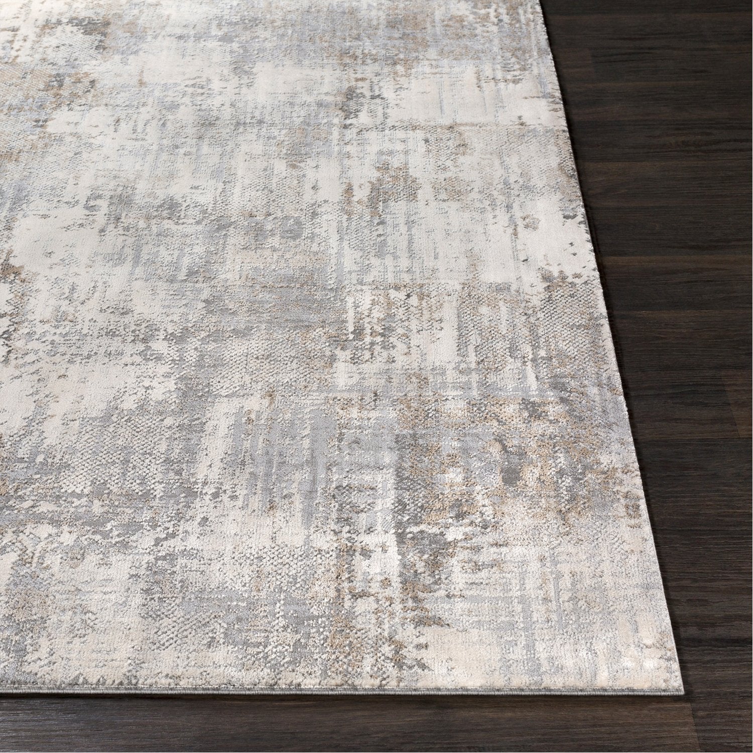 Alpine Rug in Light Gray & Ivory