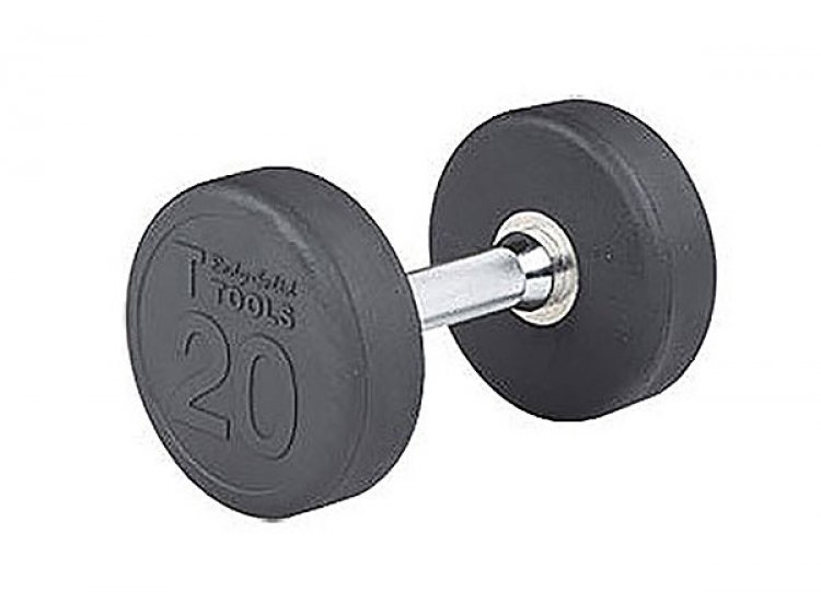 Body-Solid 20 lb Premium Round Rubber Dumbbell (Each)