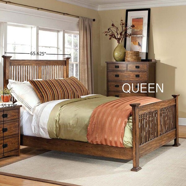 Oak Park Solid Wood Slat Headboard - - 36602211