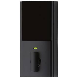 Kwikset SmartCode 914 Zigbee 3.0 Contemporary Matte Black Single Cylinder Electronic Deadbolt Featuring SmartKey Security 914CNTZB3514CP