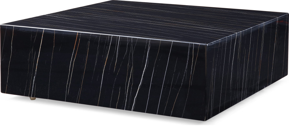 Cube Square Marble Coffee Table   Contemporary   Coffee Tables   by HedgeApple  Houzz