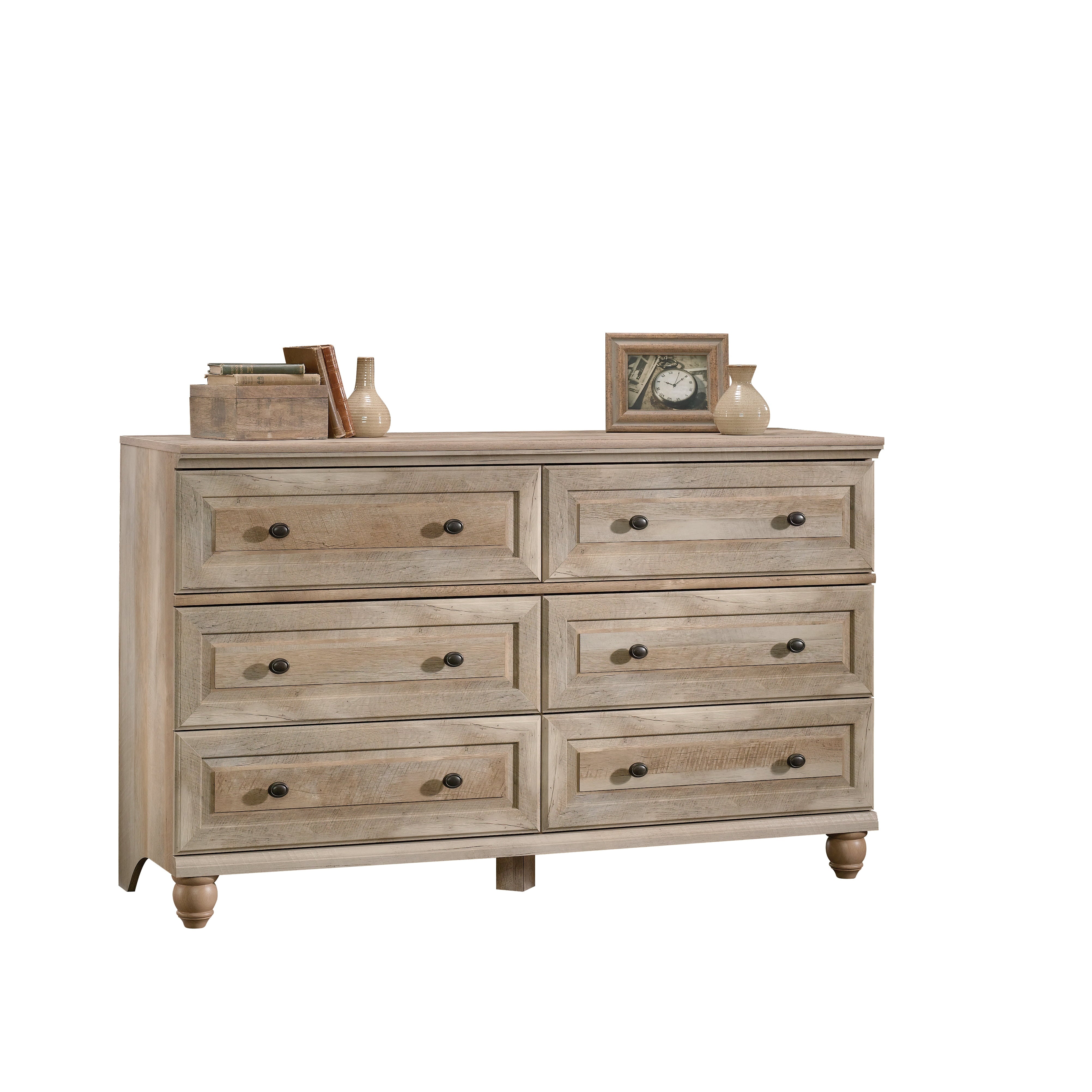 Better Homes and Gardens Crossmill 6-Drawer Dresser, Lintel Oak Finish