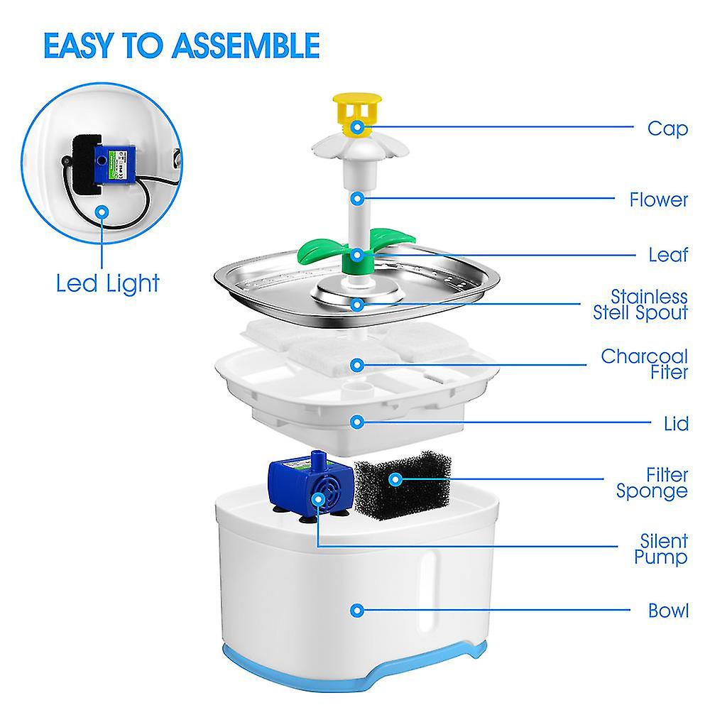 Pet Water Dispenser Filter Activated Carbon Filter Cat Water Dispenser Filter