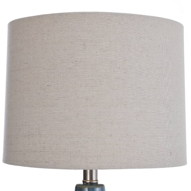 Ceramic Table Lamp Turquoise Stylecraft