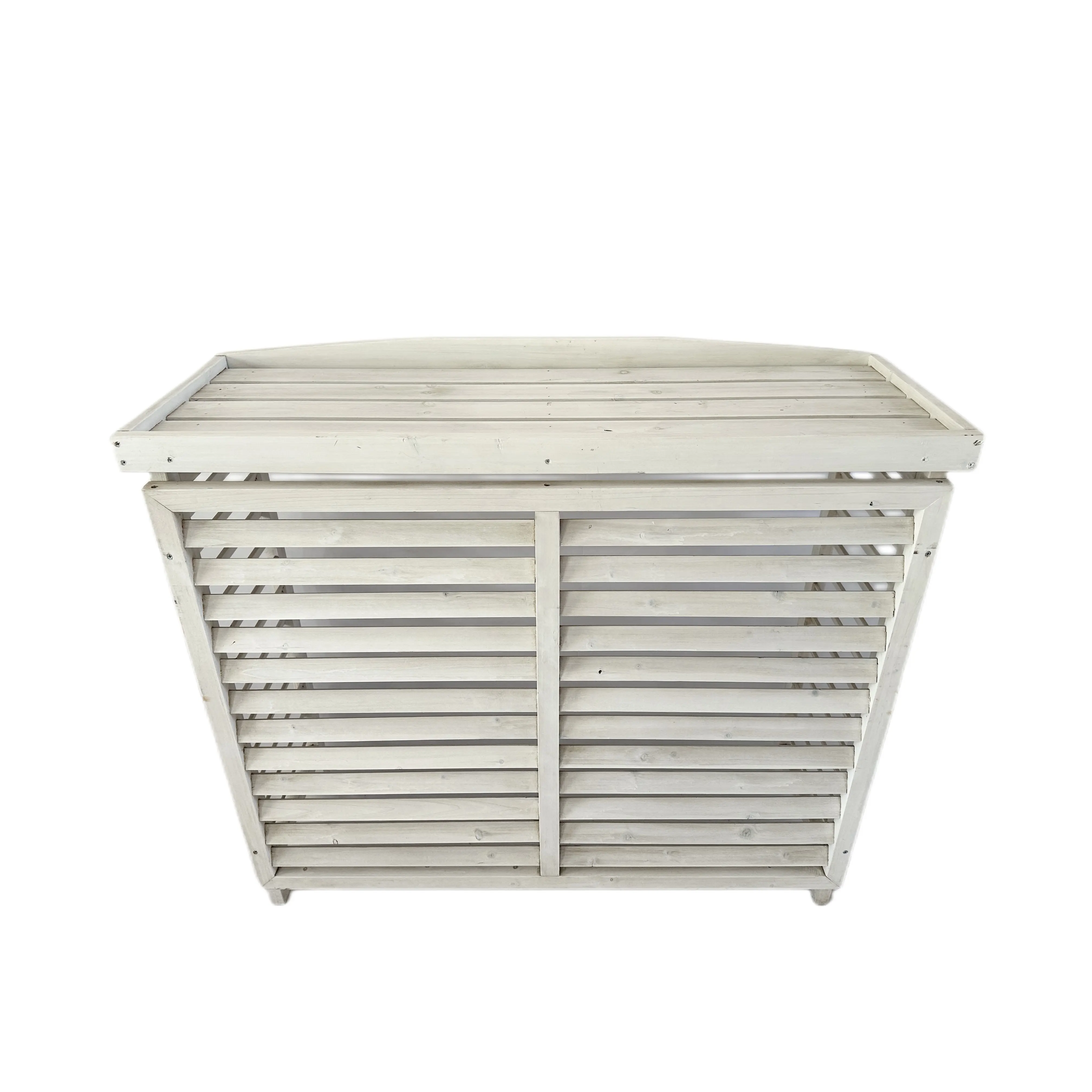 Manufacturer supply outdoor wooden air conditioner cover decorative air conditioner cover