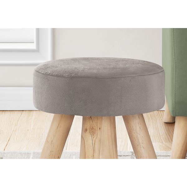 Ottoman， Pouf， Footrest， Foot Stool， 12