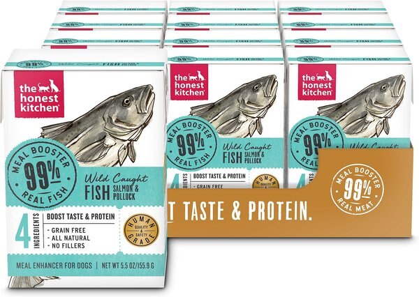 The Honest Kitchen Meal Booster 99% Salmon and Pollock Wet Dog Food Topper