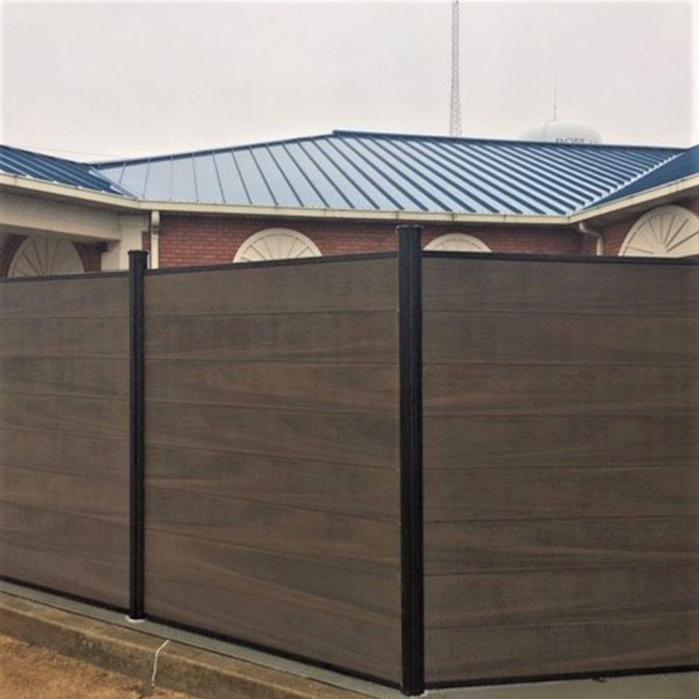 FORTRESS Evolver .71 ft. x 6 ft. Brown Capped Composite Boards for Fence Panel (4-Pack) 34921