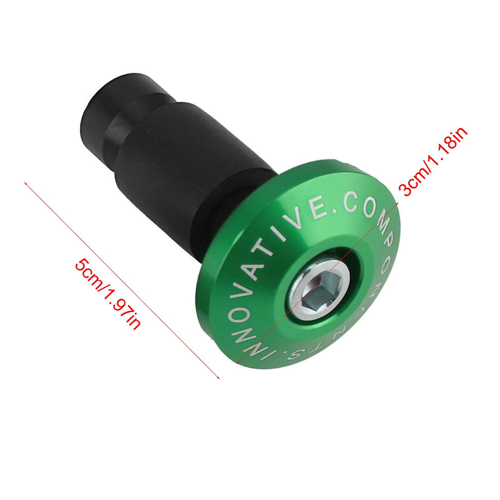 22mm 7/8inch Motorcycle Handlebar End Slider Plug Caps For Racing Atv Offroad Green