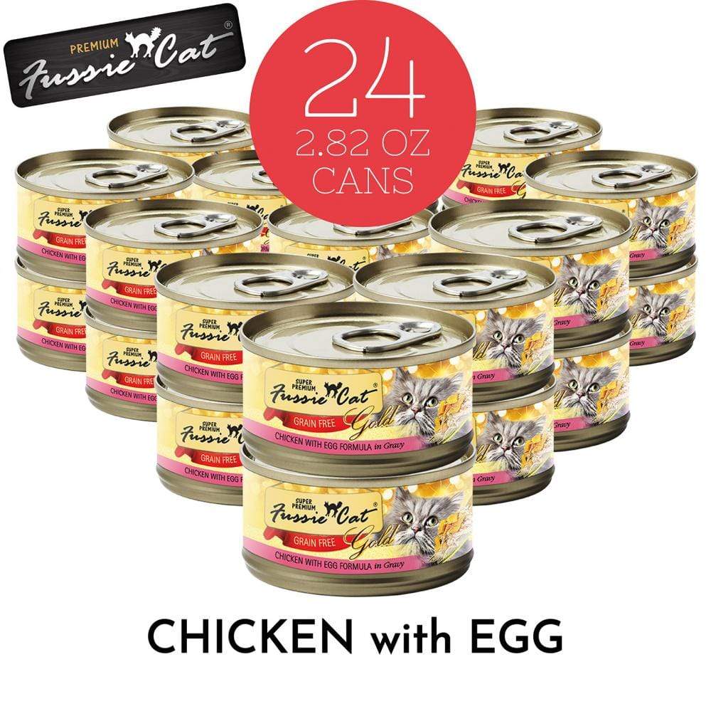 Fussie Cat Super Premium Grain Free Chicken with Egg in Gravy Canned C