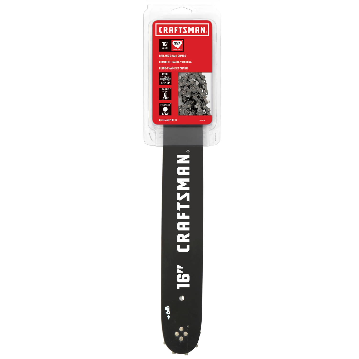 Craftsman 16 in. 57 links Bar and Chain Combo