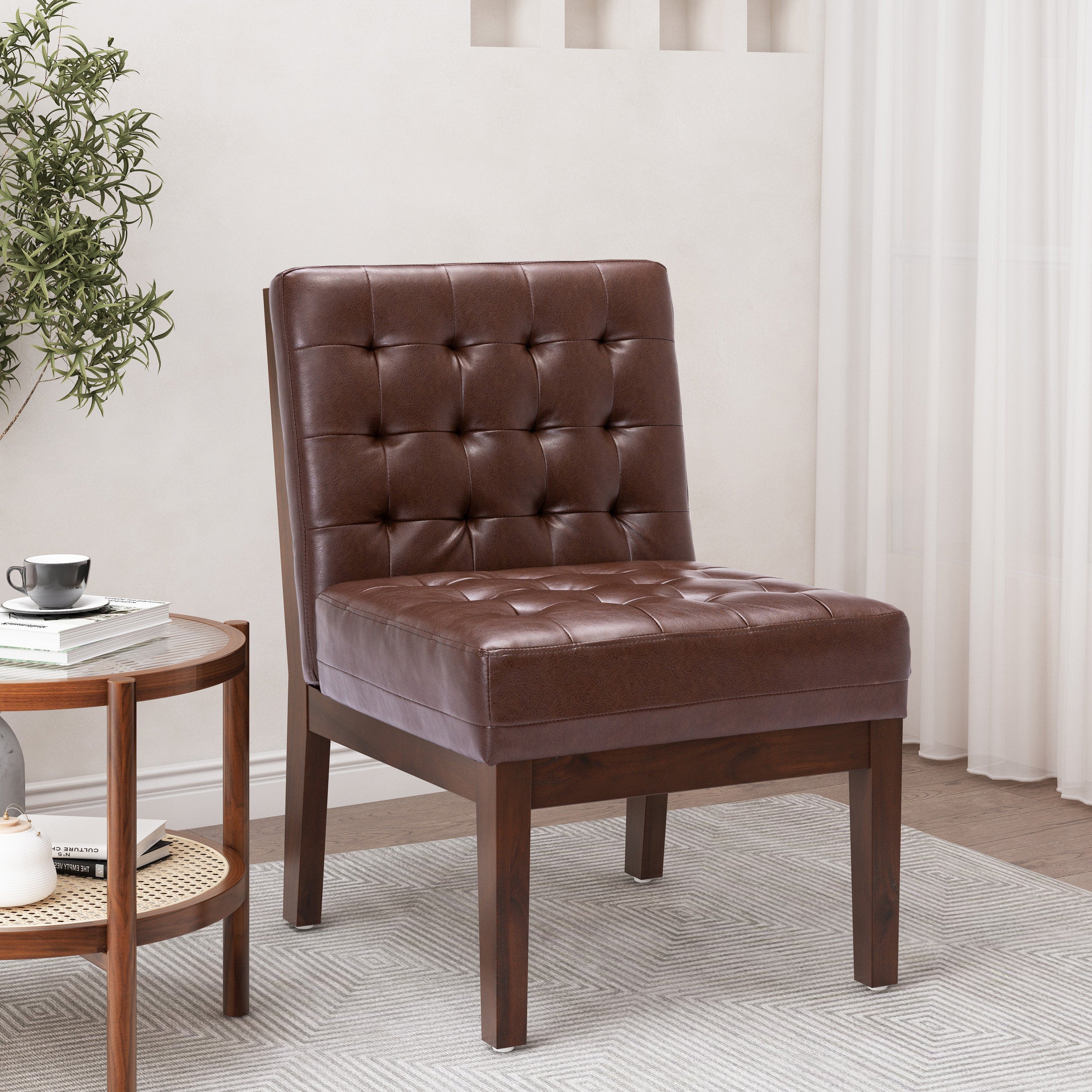 Arnton Contemporary Tufted Accent Chair