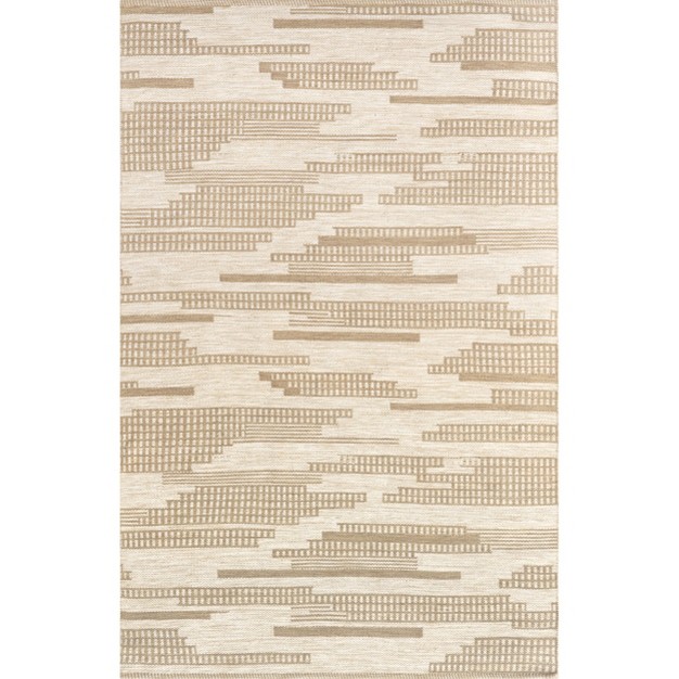 Nuloom Maddy Abstract Lined Indoor outdoor Patio Area Rug