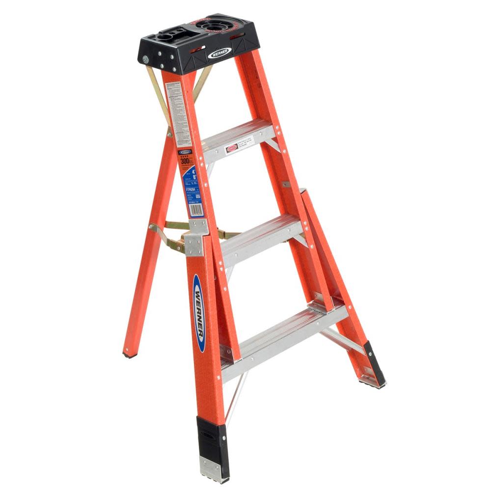 4-ft Fiberglass 300-lb Type IA Tripod Ladder