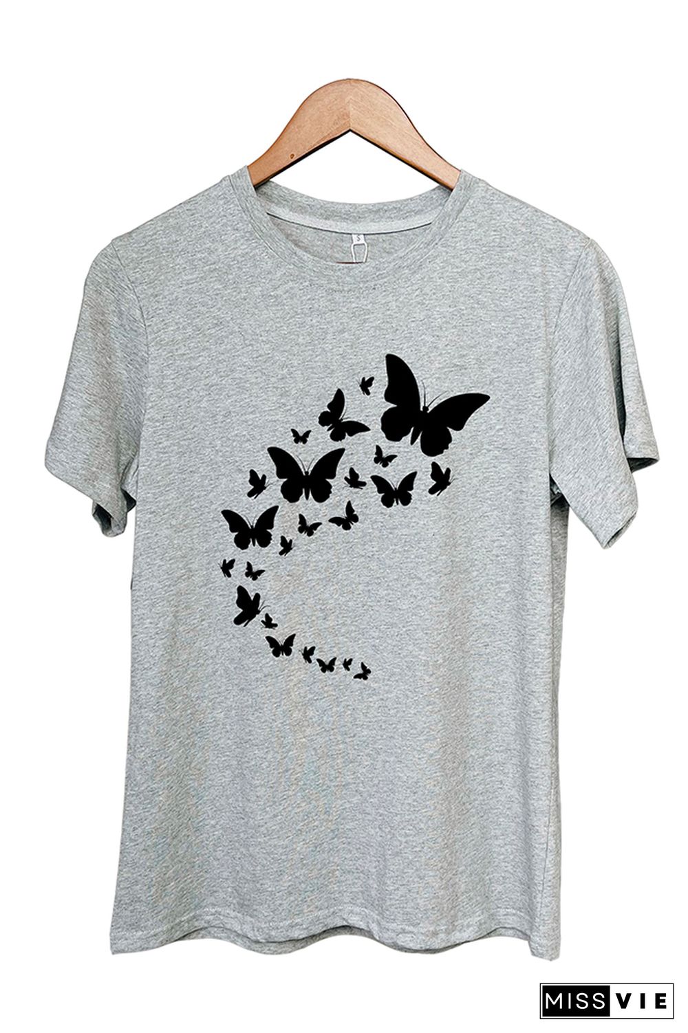 Flying Butterflies Graphic T-Shirt Wholesale