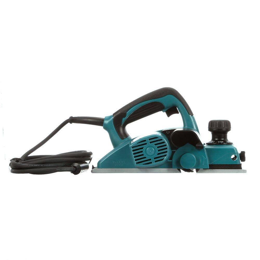 Makita 6.5 Amp 3-14 in. Corded Handheld Planer Kit with Blade Set Hard Case KP0800K