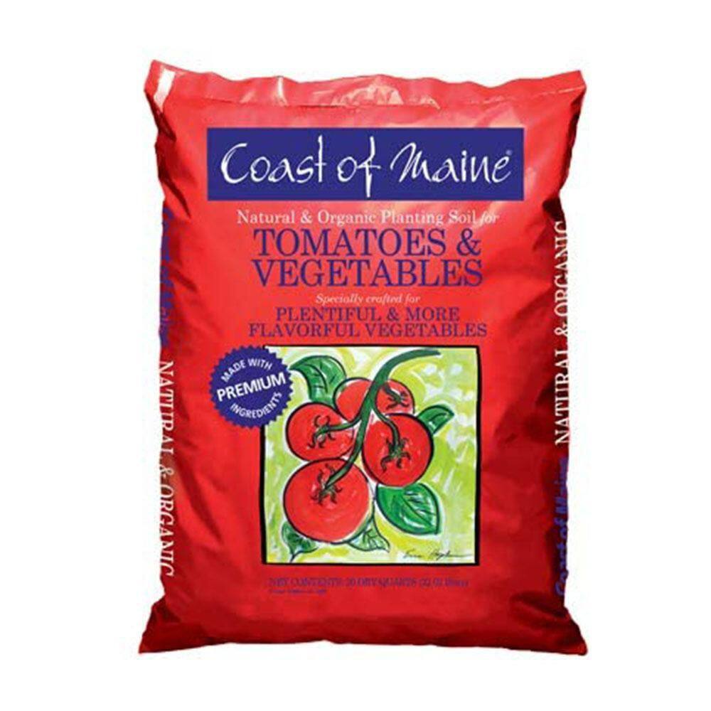 Coast of Maine OMRI Listed 20 Qt. Tomato and Vegetable Planting Soil Bag (2-Pack) 2 x 1cbTVS20QT