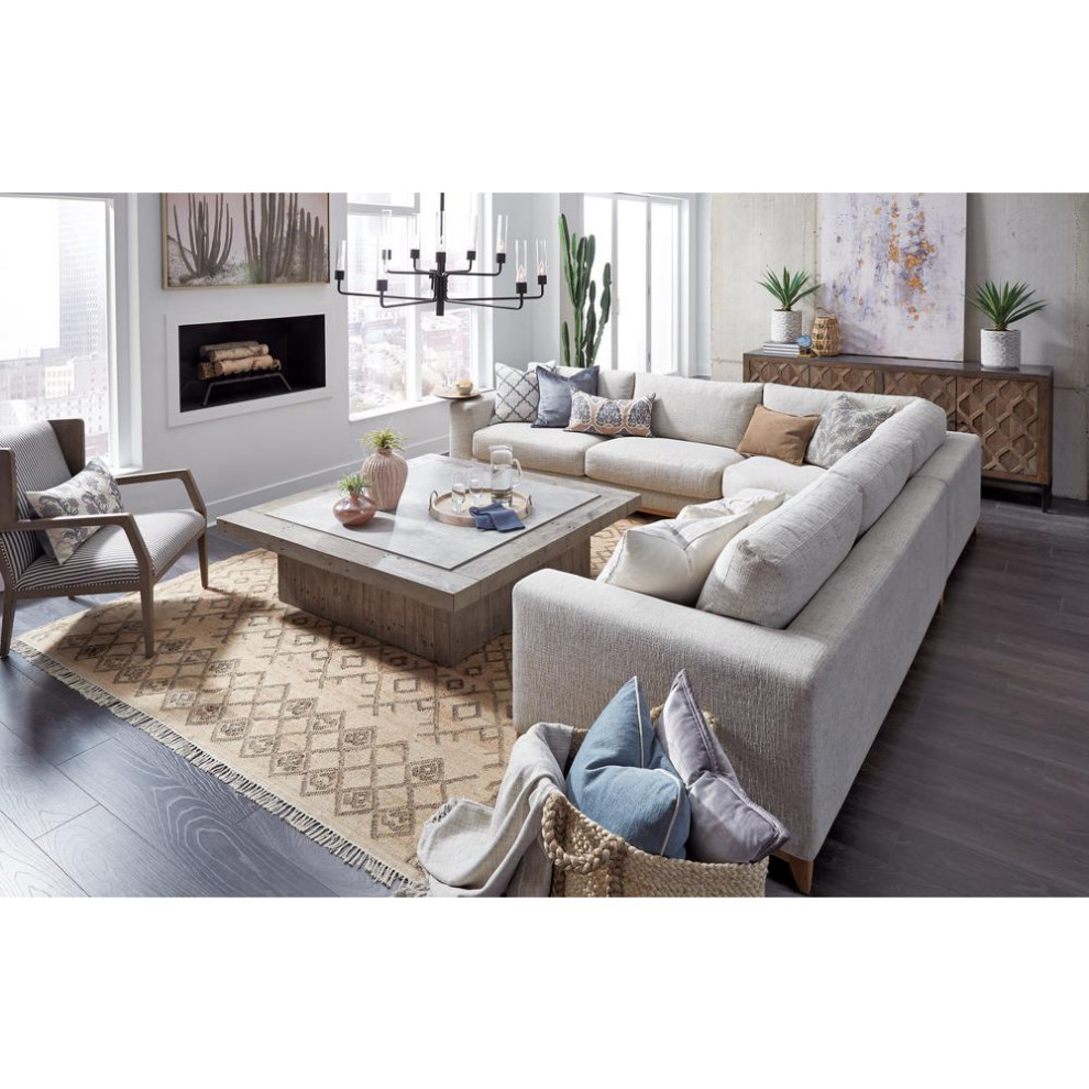 McDowell Square Coffee Table by Kosas Home   Contemporary   Coffee Tables   by BisonOffice  Houzz