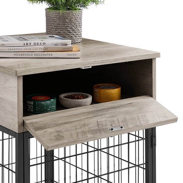 Dog Crates for small dogs Wooden Dog Kennel Dog Crate End Table