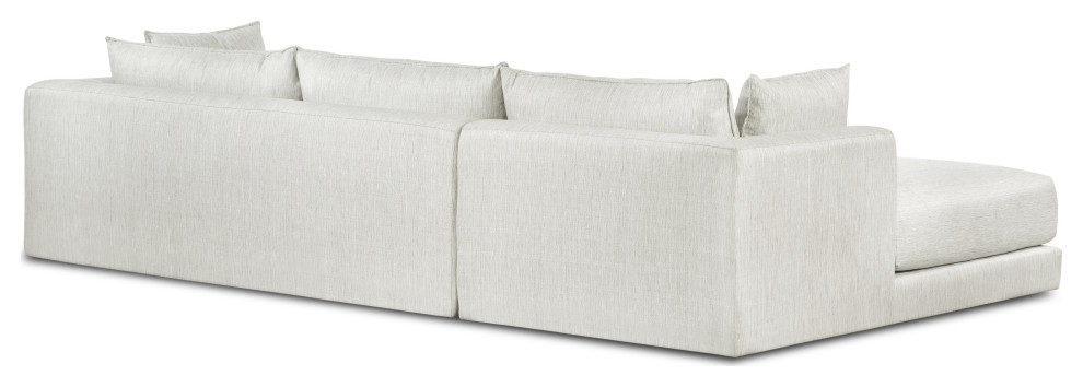 Poly and Bark Marcel Left Facing Sectional   Transitional   Sectional Sofas   by Edgemod Furniture  Houzz