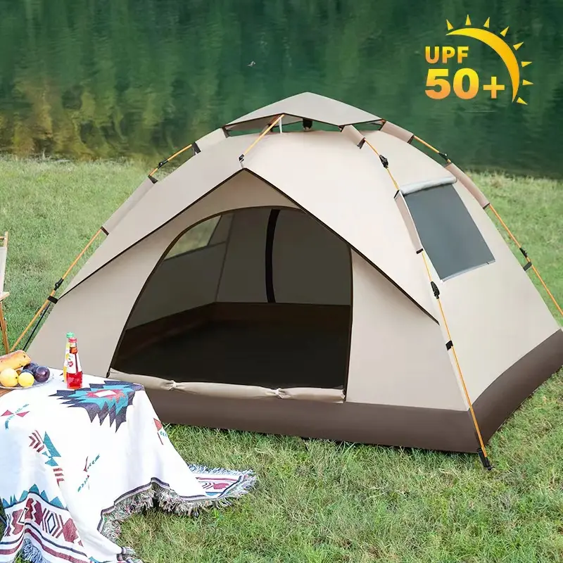 TOPIND Sunscreen Automatic Quick Opening Camping Outdoor Tent for Garden and Camping Beach Hiking