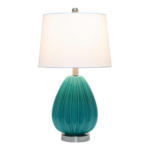 Pleated Table Lamp With Fabric Shade Lalia Home