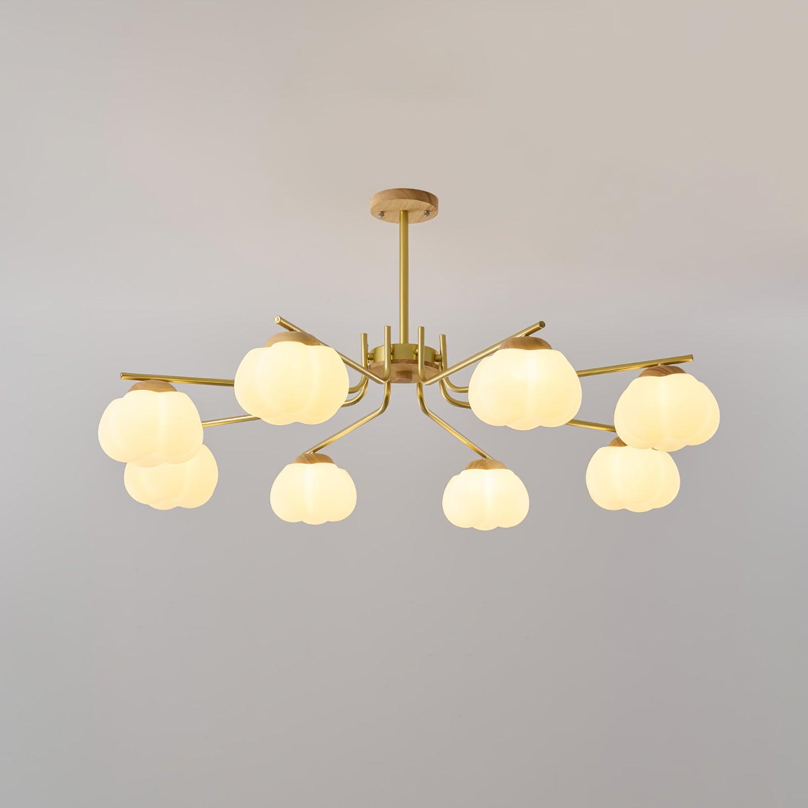 Plastic Cotton Balls Chandelier