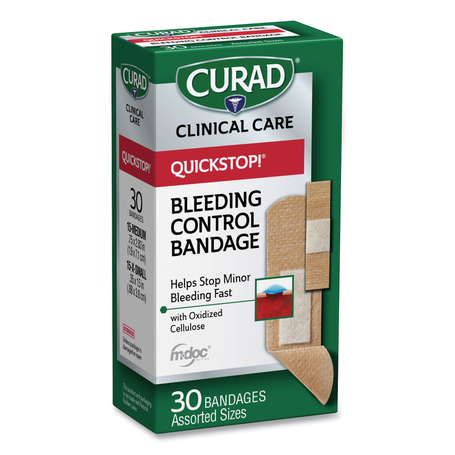 QuickStop Flex Fabric Bandages by Curadandreg; MIICUR5245V1