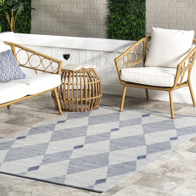 Nuloom Catja Geometric Indoor outdoor Patio Area Rug